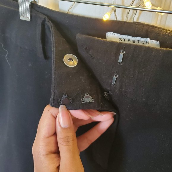 👩‍💼 Cotton Straight Leg Business Pants - Picture 3 of 5